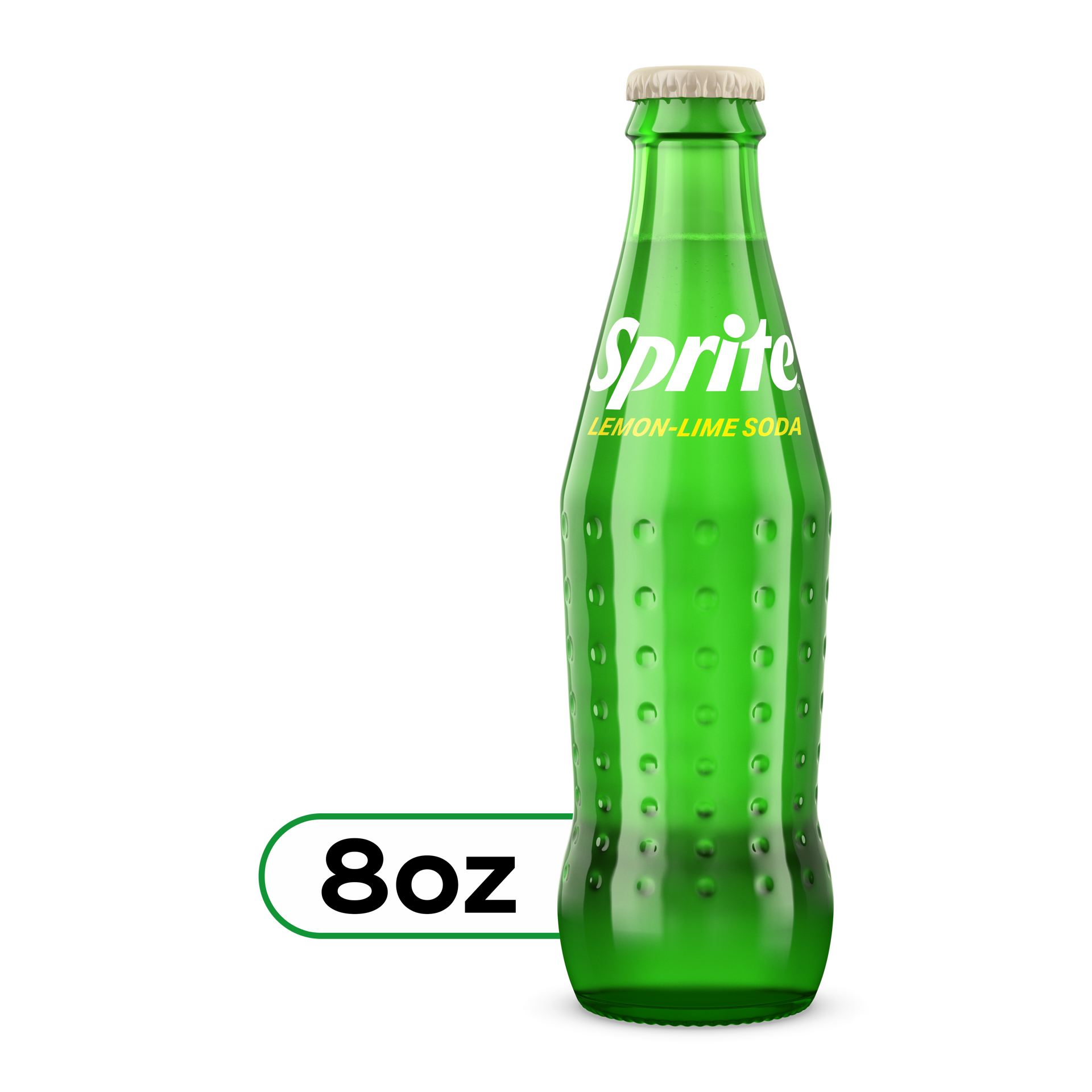 slide 1 of 7, Sprite Glass Bottle, 8 fl oz, 8 fl oz