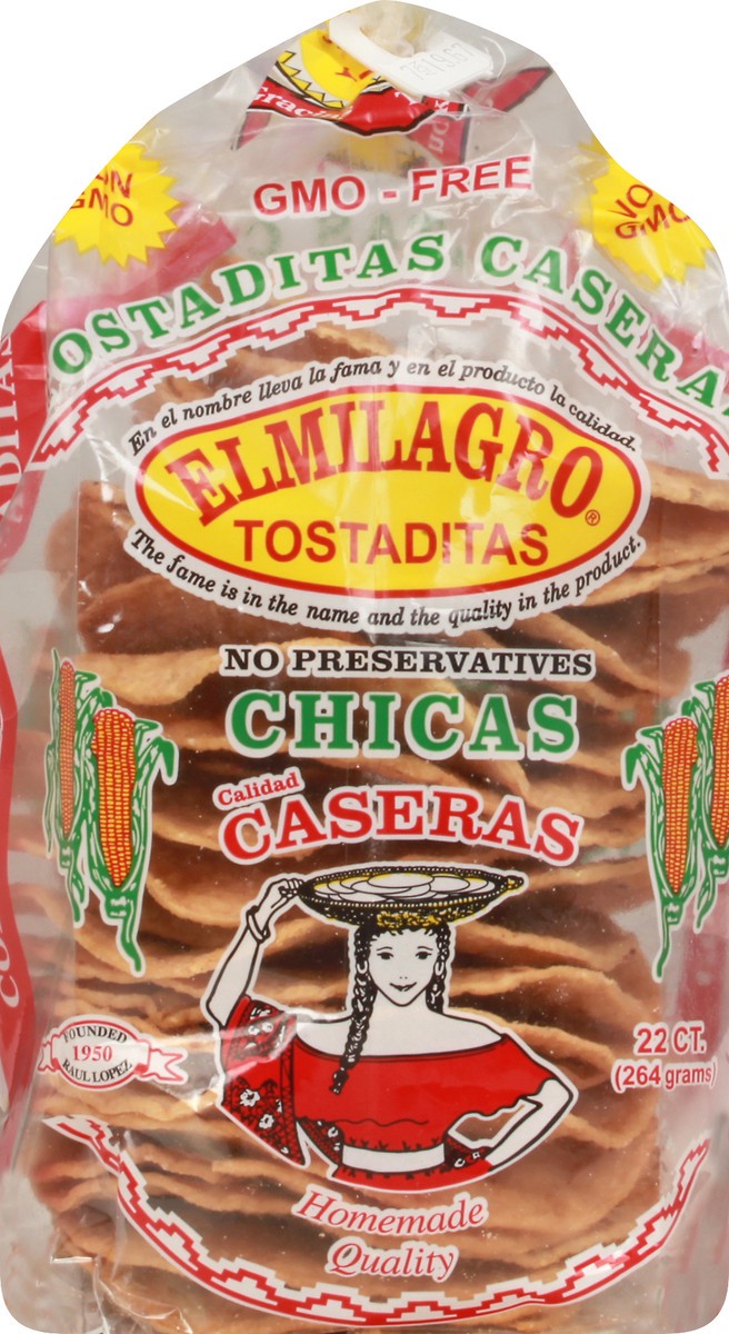 slide 3 of 10, El Milagro Tostaditas 22 ea, 22 ct