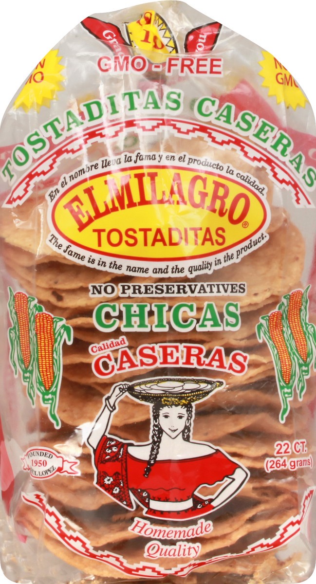 slide 2 of 10, El Milagro Tostaditas 22 ea, 22 ct