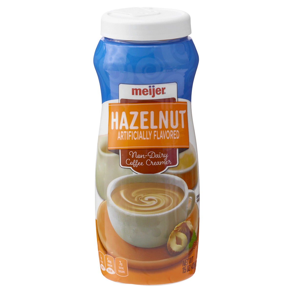 slide 1 of 2, Meijer Non-Dairy Hazelnut Coffee Creamer, 15 oz