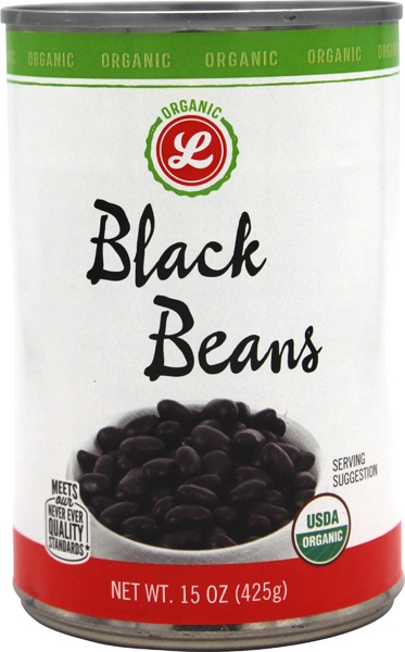 slide 1 of 1, Lucky's Market Org Black Beans, 15 oz