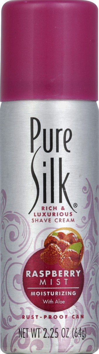 slide 2 of 2, Pure Silk Raspberry Mist Shave Cream, 2.25 oz