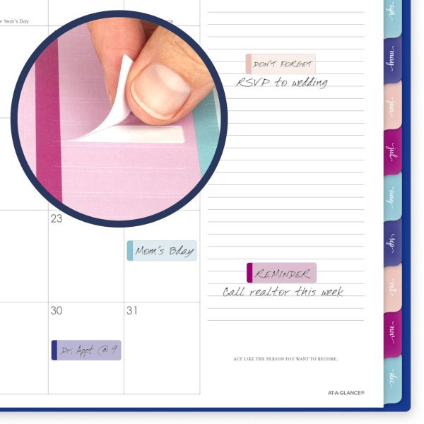 slide 3 of 10, AT-A-GLANCE® Harmony Weekly Monthly Planners, Large, 1 ct