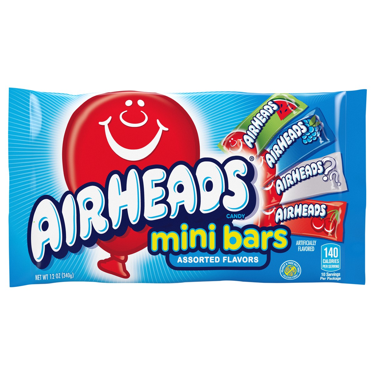 slide 1 of 3, Airheads Mini Assorted Candy Bars, 12 oz