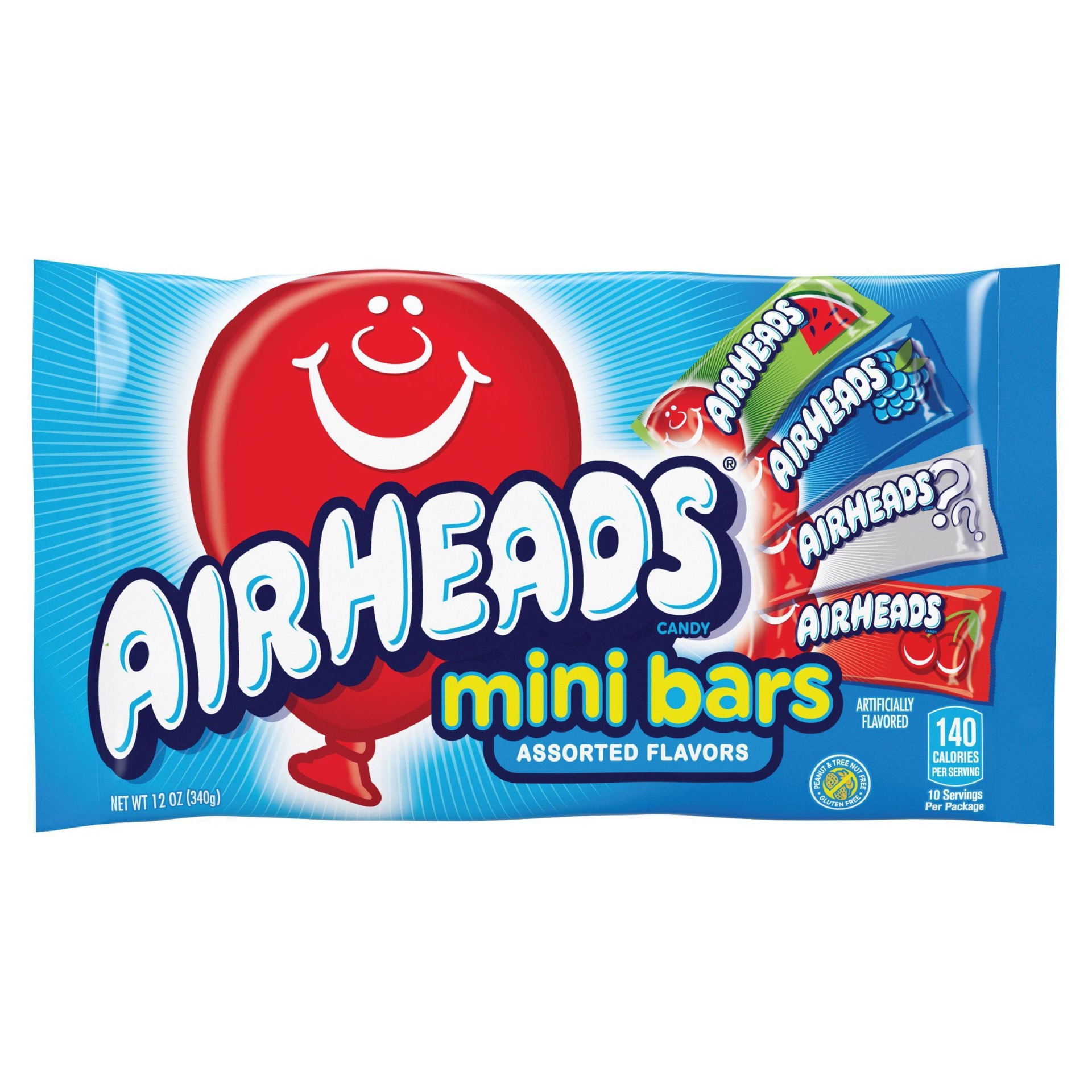 slide 1 of 1, Airheads Mini Assorted Candy Bars, 12 oz