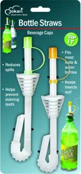 Jokari - Bottle Straw & Cap - 2 ct