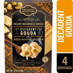 Private Selection Bronze Cut Decadent Gouda With Aged White Cheddar Creamy Macaroni & Cheese