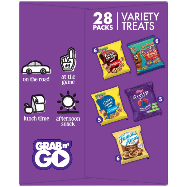 slide 3 of 5, Keebler Variety Treats Caddy, 28 ct