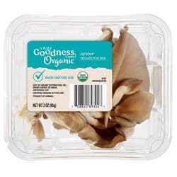 True Goodness Organic Oyster Mushrooms, 3 oz