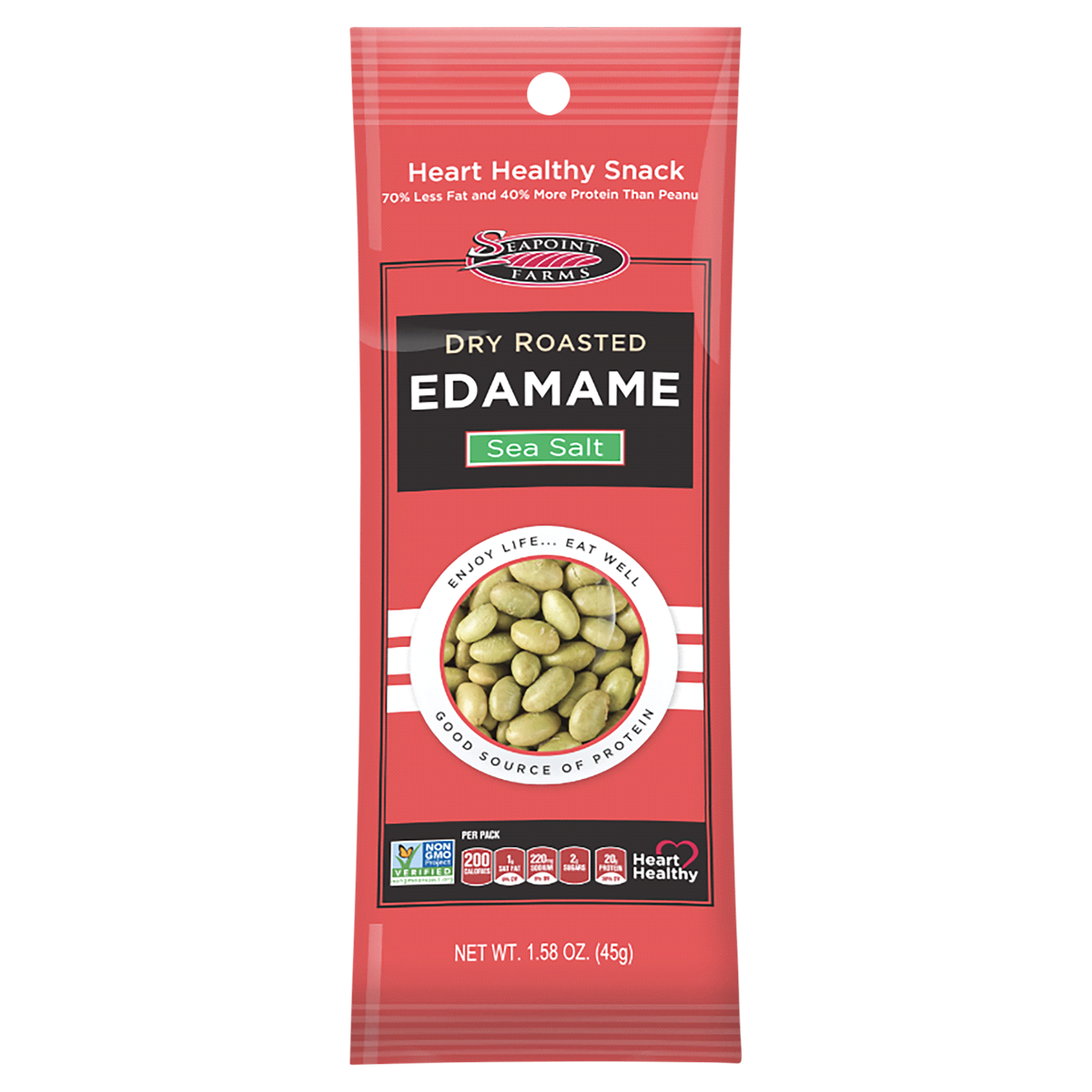 slide 1 of 1, Seapoint Farms Edamame, Dry Roasted, Lightly Salted, 1.58 oz