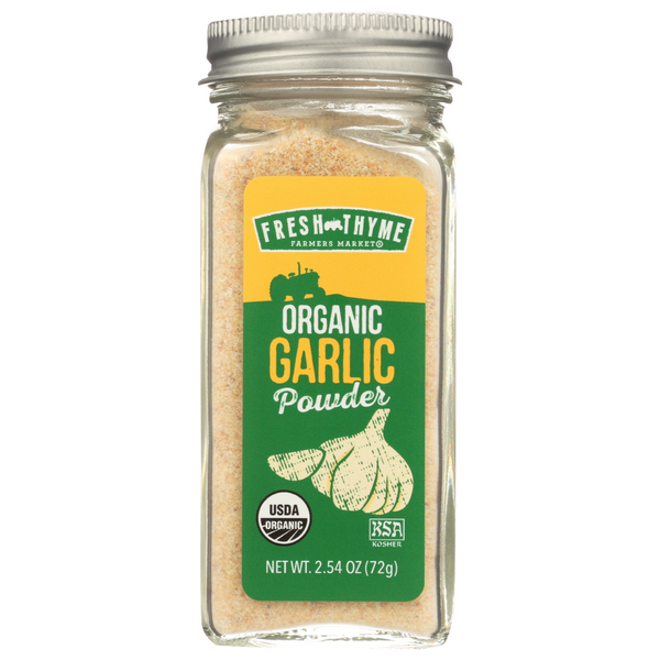 slide 1 of 1, Fresh Thyme Farmers Market Organic Garlic Powder, 1 ct