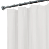 slide 9 of 9, Zenna Home Fabric Shower Curtain or Liner, 70 in x 72 in, White, 70 x 72 