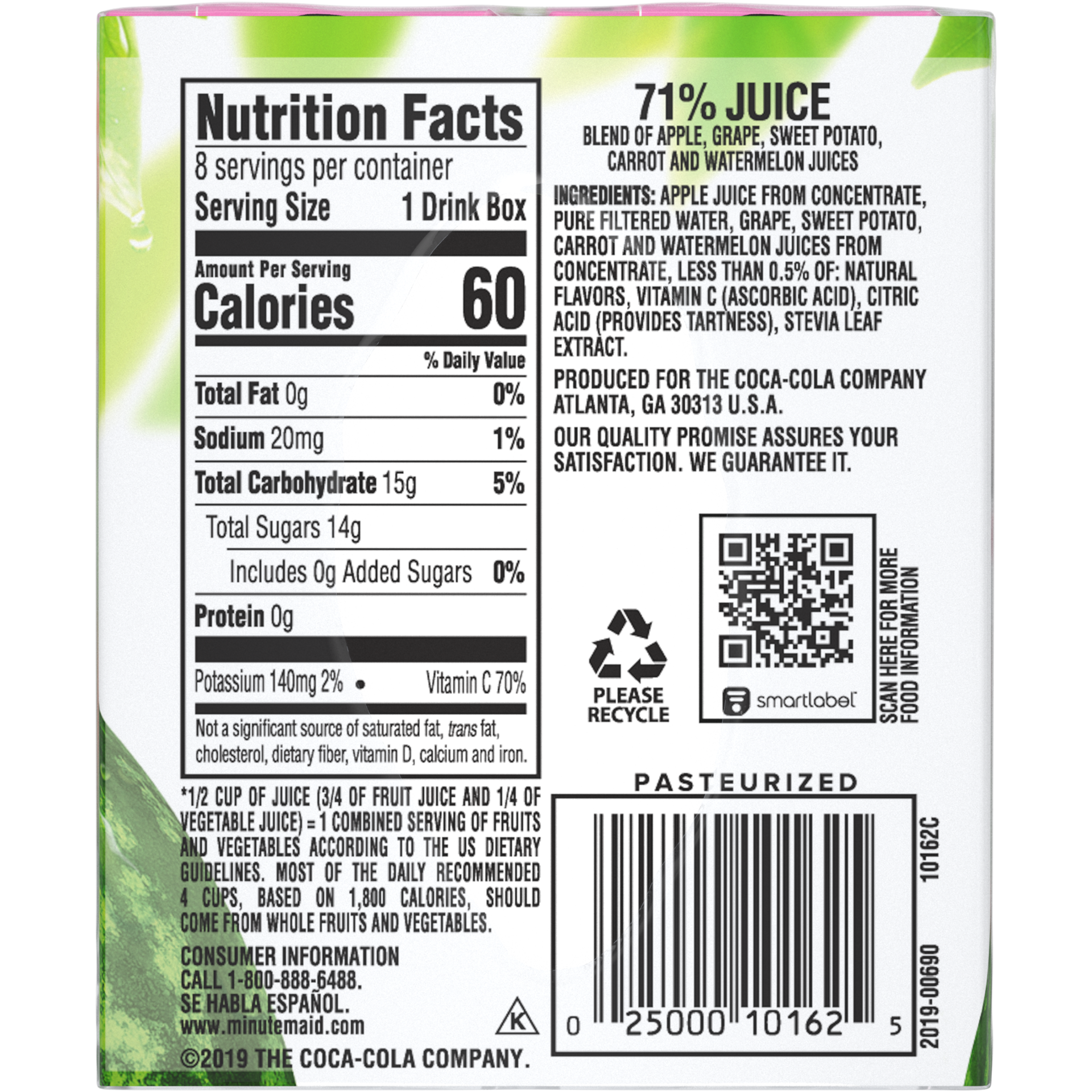 slide 2 of 4, MINUTE MAID Juice Watermelon Blend, 8 ct; 6 fl oz