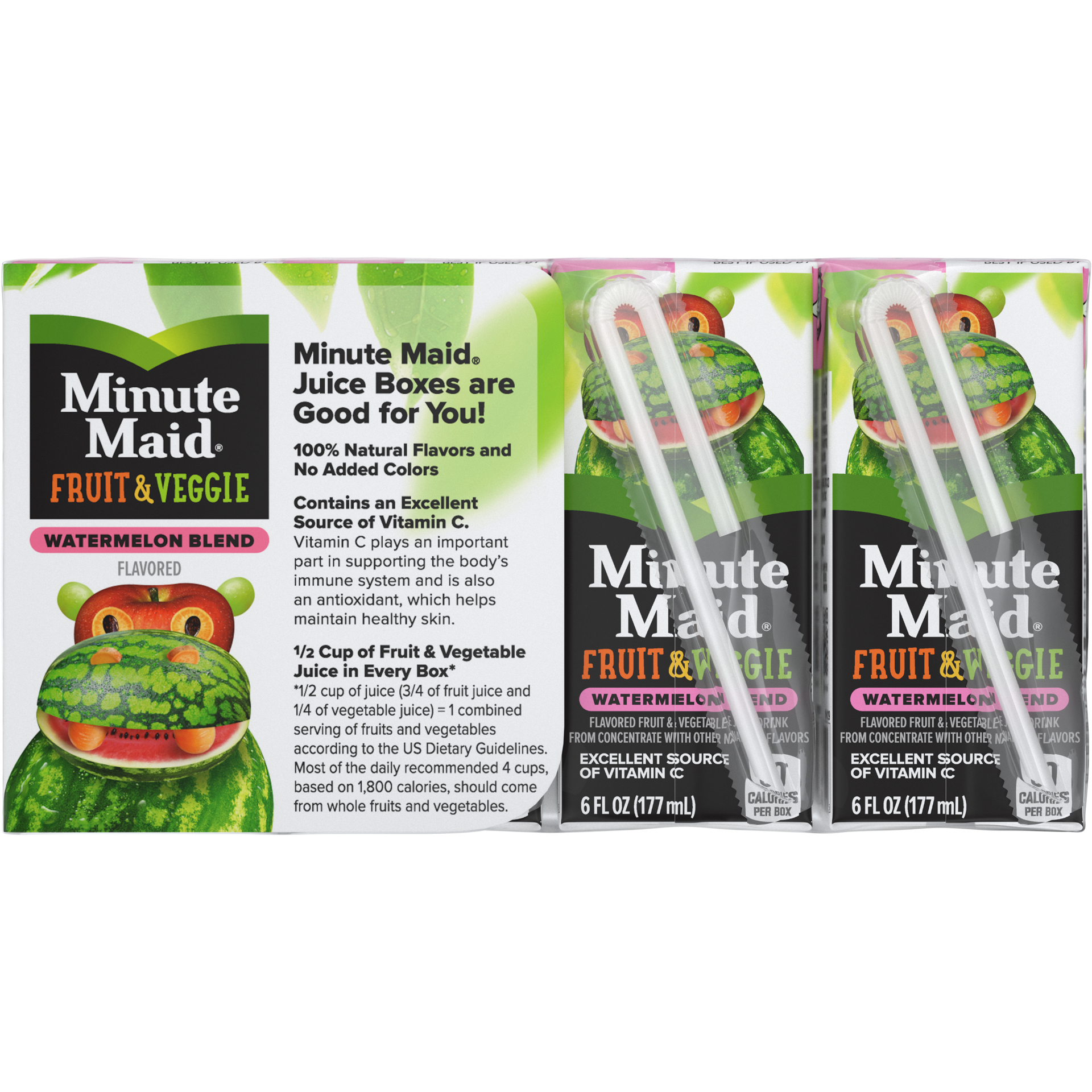 slide 4 of 4, MINUTE MAID Juice Watermelon Blend, 8 ct; 6 fl oz