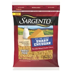 Sargento Off the Block Fine Cut Sharp Cheddar - 24 oz