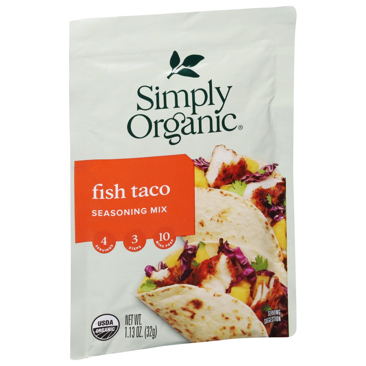 slide 7 of 9, Simply Organic Seasoning Mix Fish Taco, 1.13 oz