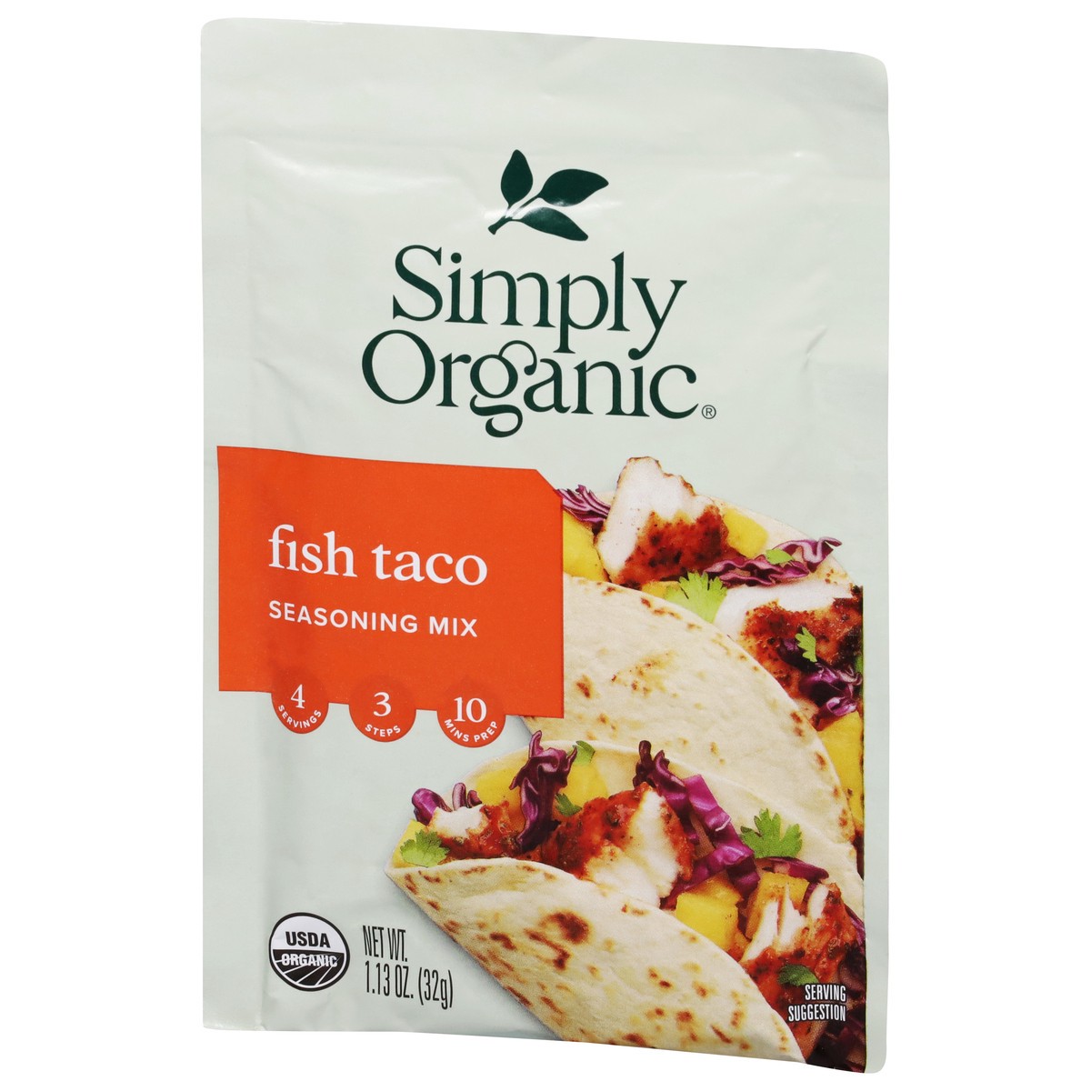 slide 4 of 9, Simply Organic Seasoning Mix Fish Taco, 1.13 oz