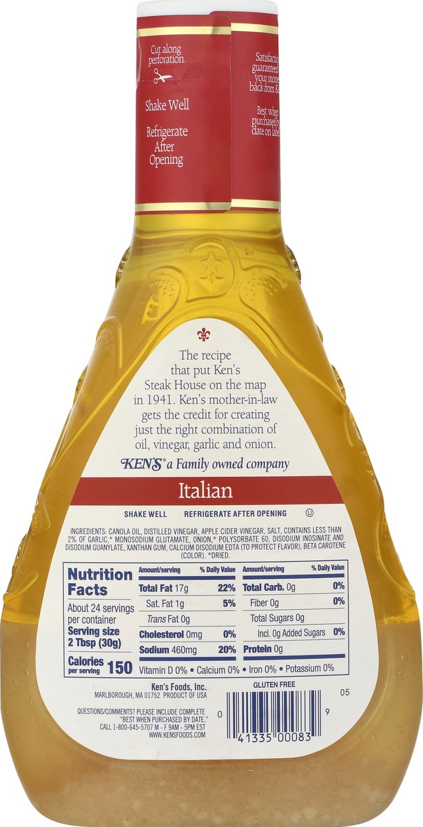 slide 4 of 11, Ken's Steak House Italian Dressing & Marinade 24 fl oz, 24 fl oz