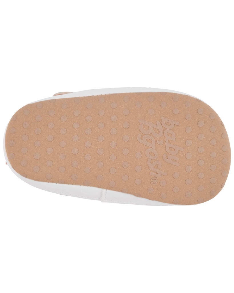 slide 4 of 6, Oshkosh Baby Metallic Slip-On Crib Shoes Metallic 2, 1 ct