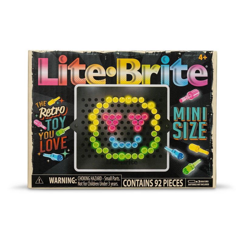 slide 2 of 6, Lite-Brite Mini Retro 85pc, 85 ct