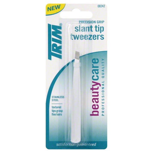 slide 1 of 1, Trim Slant Tip Tweezers, 1 ct