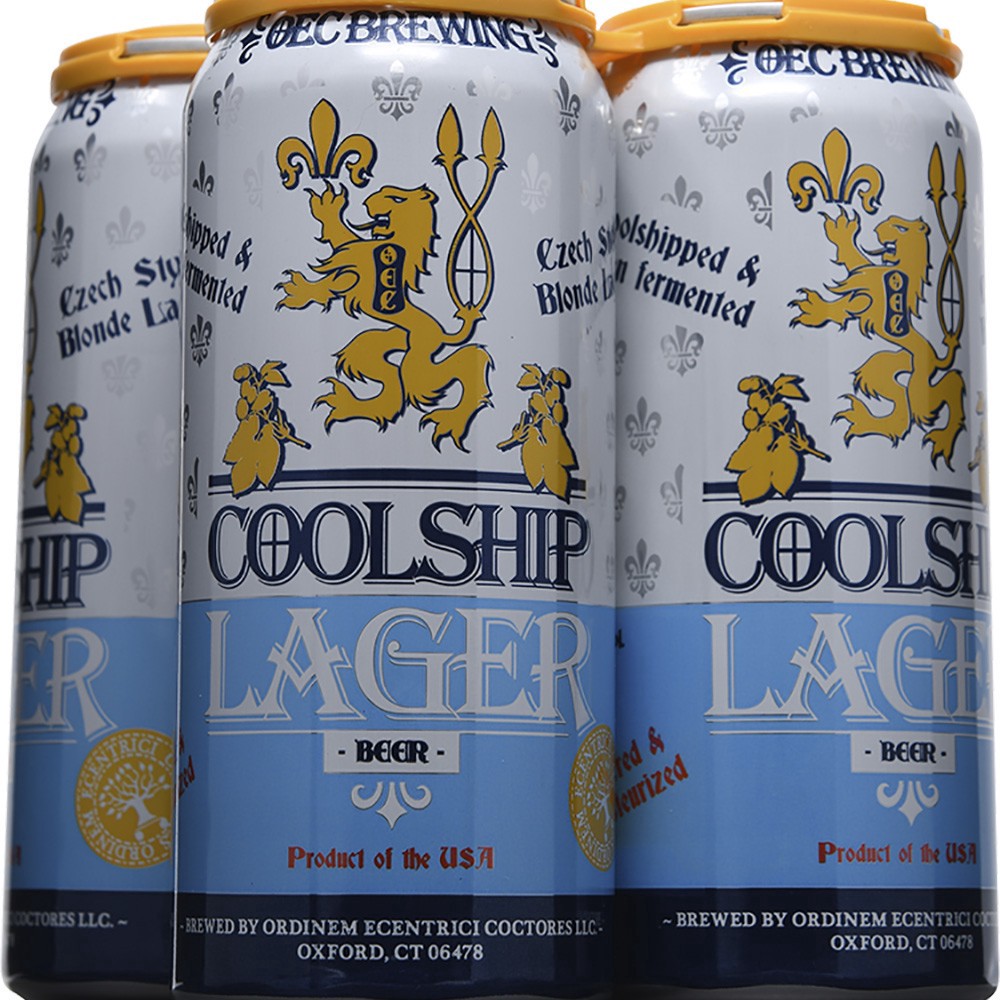 slide 1 of 1, Oec Coolship Lager, 4 ct; 16 oz