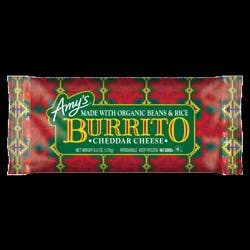 Amy's Kitchen Cheddar Cheese, Bean & Rice Burrito, 6 oz