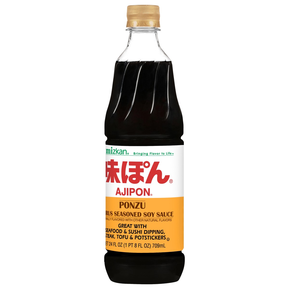 slide 3 of 4, Mizkan Ajipon Ponzu Citrus Seasoned Soy Sauce, 24 fl oz
