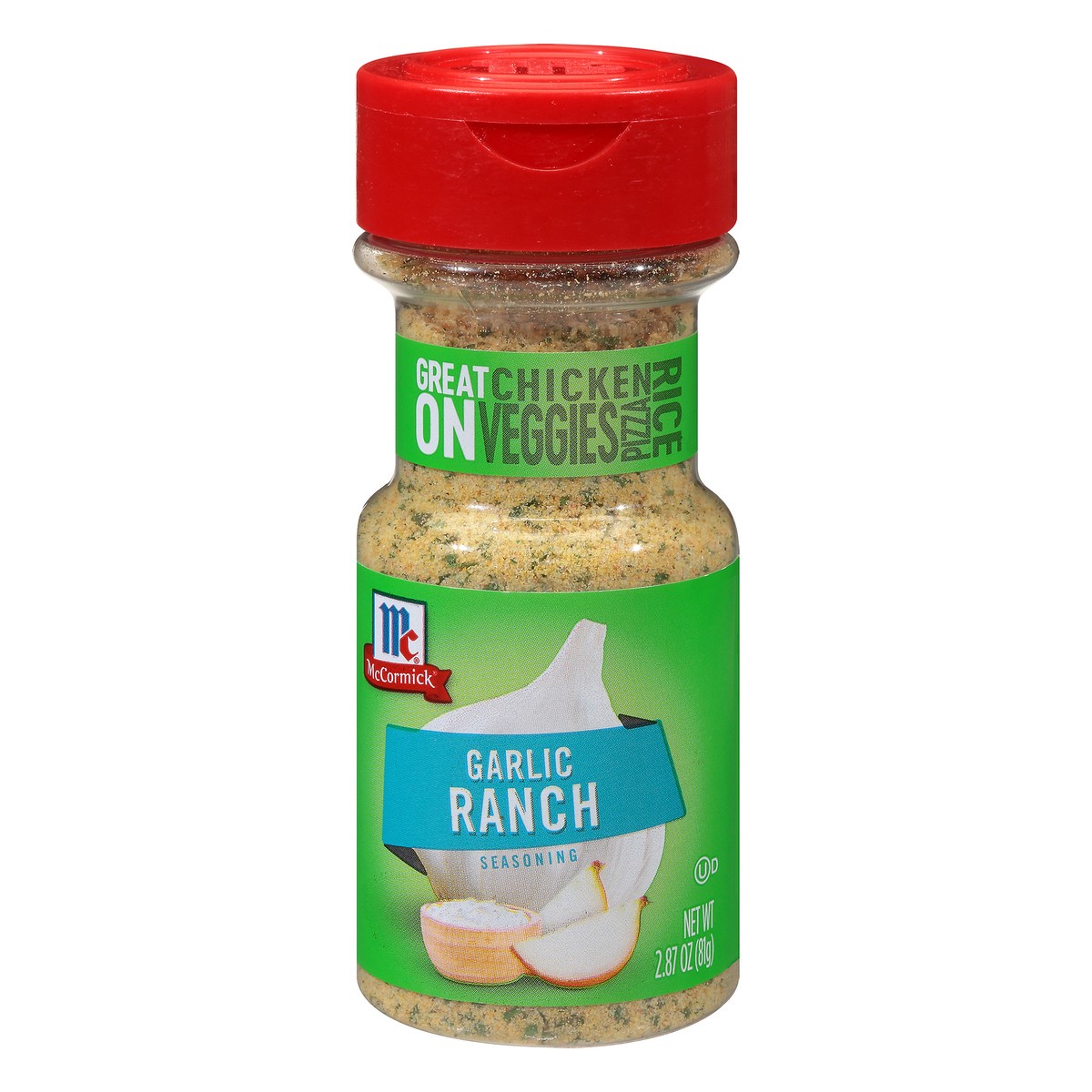 slide 1 of 7, McCormick Garlic Ranch Seasoning, 2.87 oz