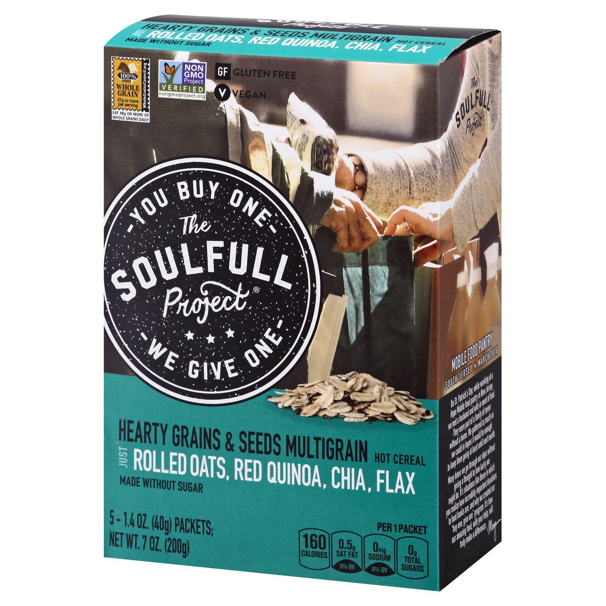 slide 6 of 13, The Soulfull Project Hearty Grains & Seeds Multigrain Hot Cereal 5 ea, 5 ct