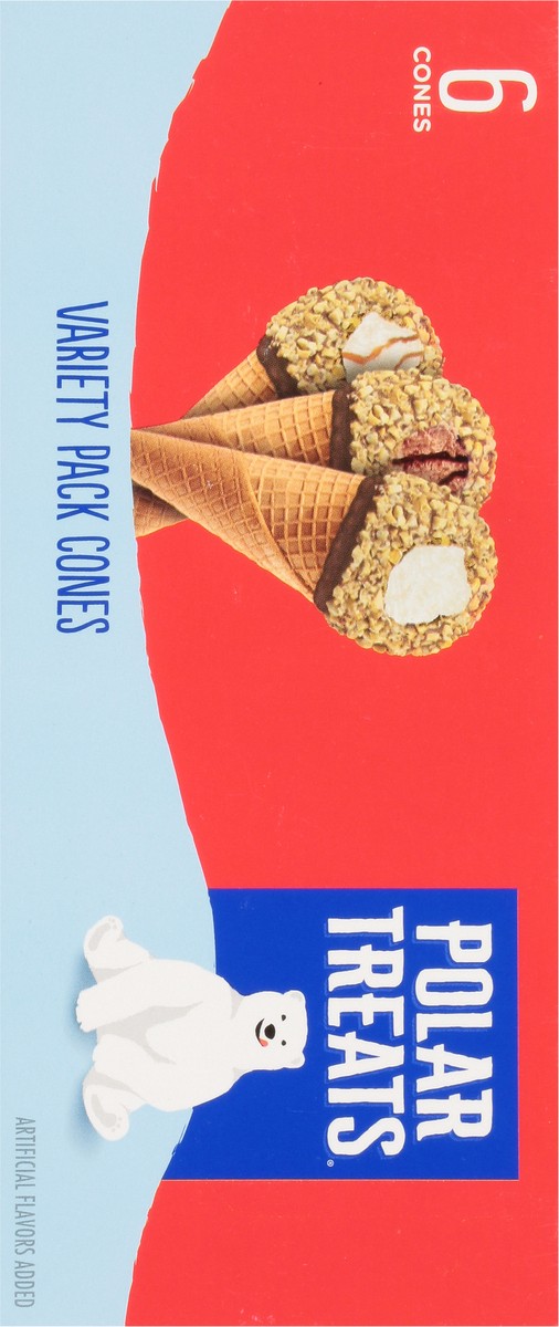 slide 7 of 9, Polar Treats Variety Pack Ice Cream Cone, 6pk, 6 ct