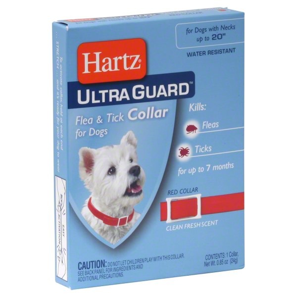 slide 1 of 1, Hartz Flea & Tick Collar, for Dogs, Clean Fresh Scent, 1 ct