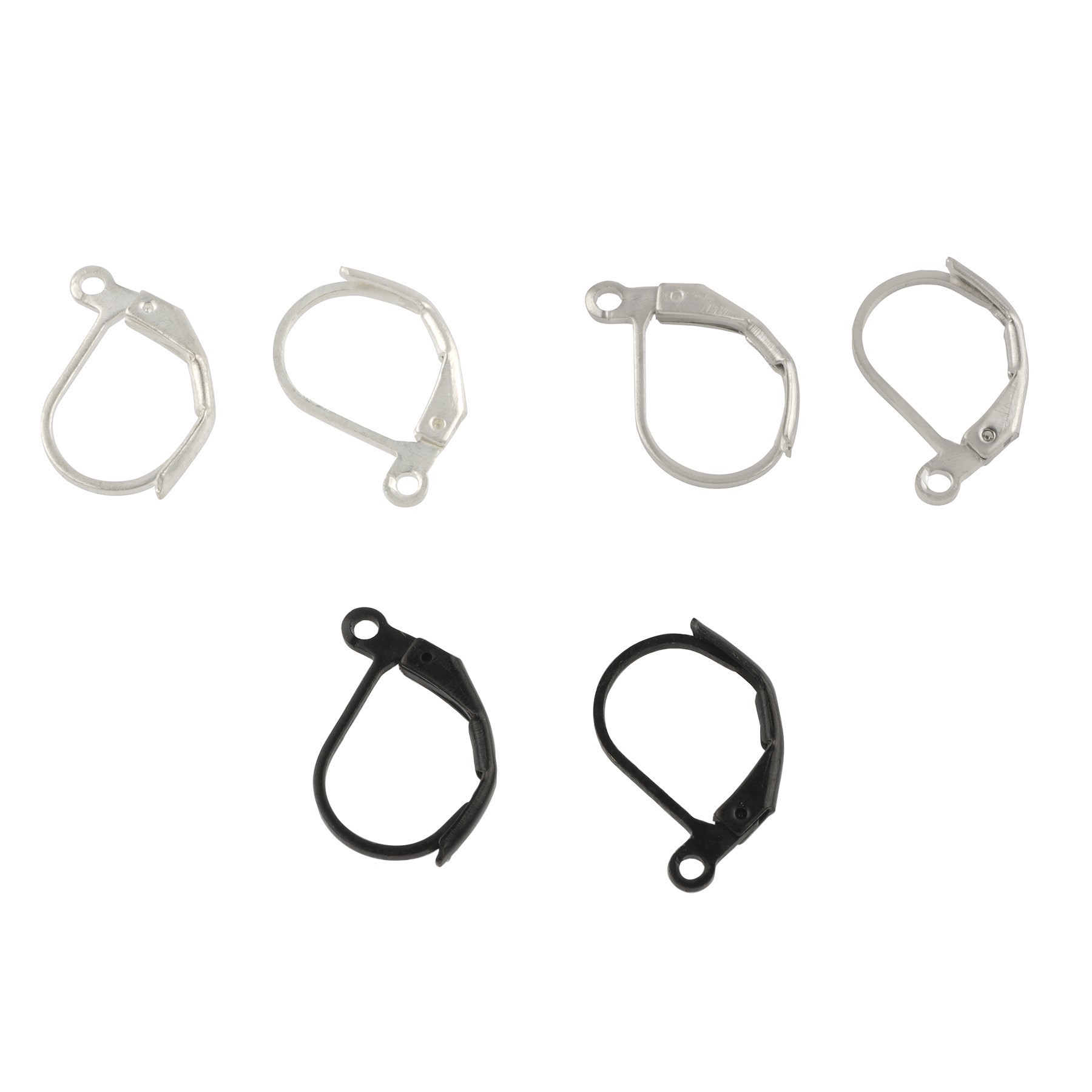 slide 2 of 2, 9mm Mixed Lever Backs, 24ct. By Bead Landing, 9 mm