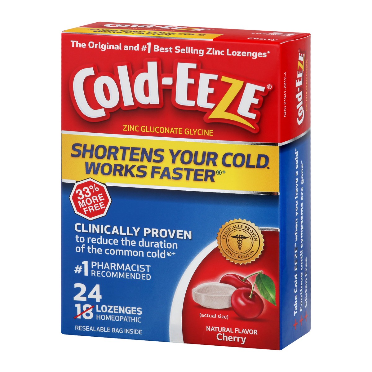 slide 7 of 8, Cold-EEZE Cold Remedy Lozenges Cherry, 24 ct