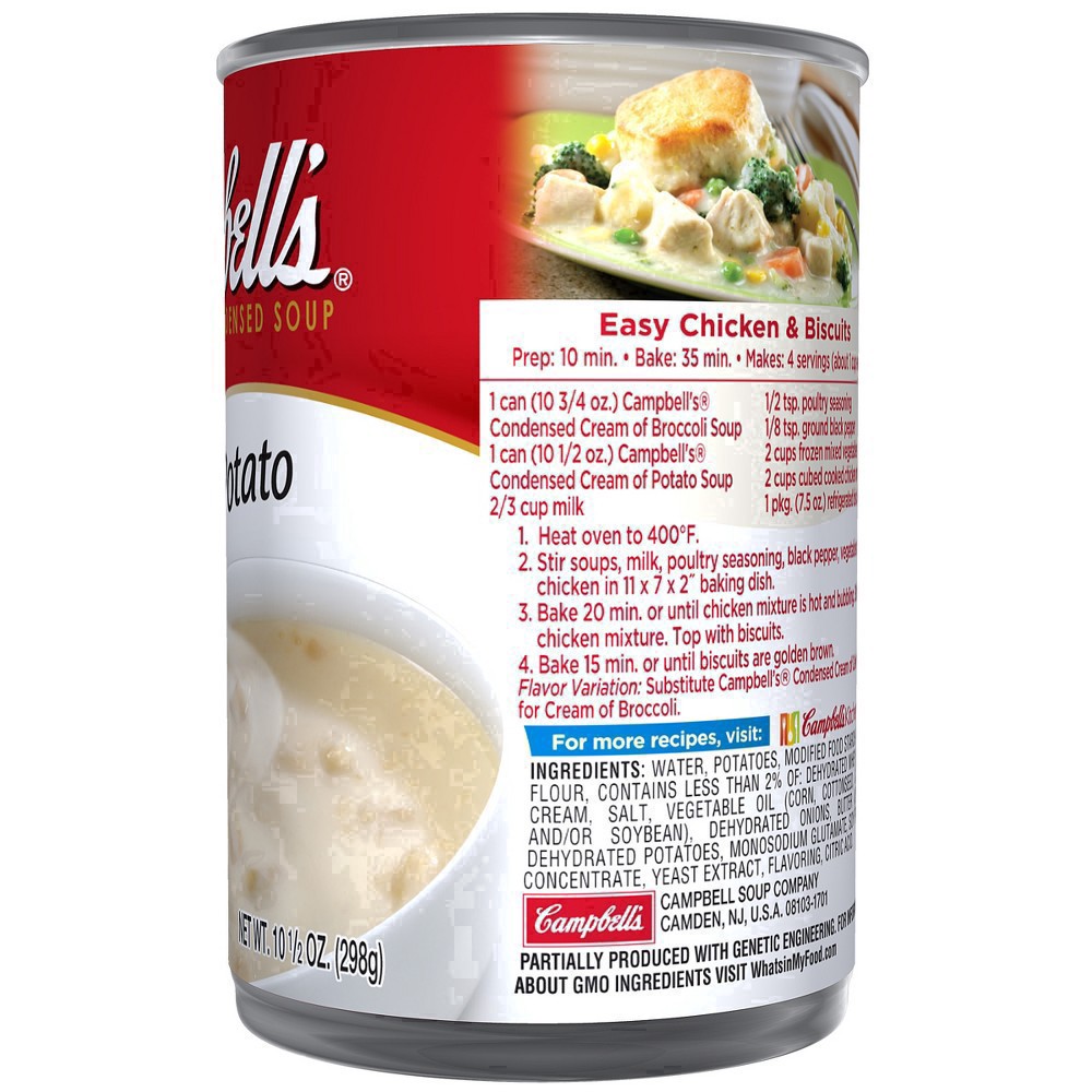 slide 2 of 93, Campbell's Condensed Cream of Potato Soup, 10.5 oz Can, 10.5 oz