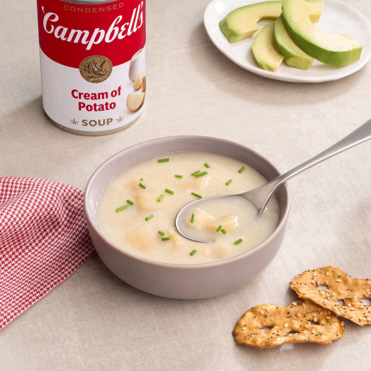 slide 40 of 93, Campbell's Condensed Cream of Potato Soup, 10.5 oz Can, 10.5 oz