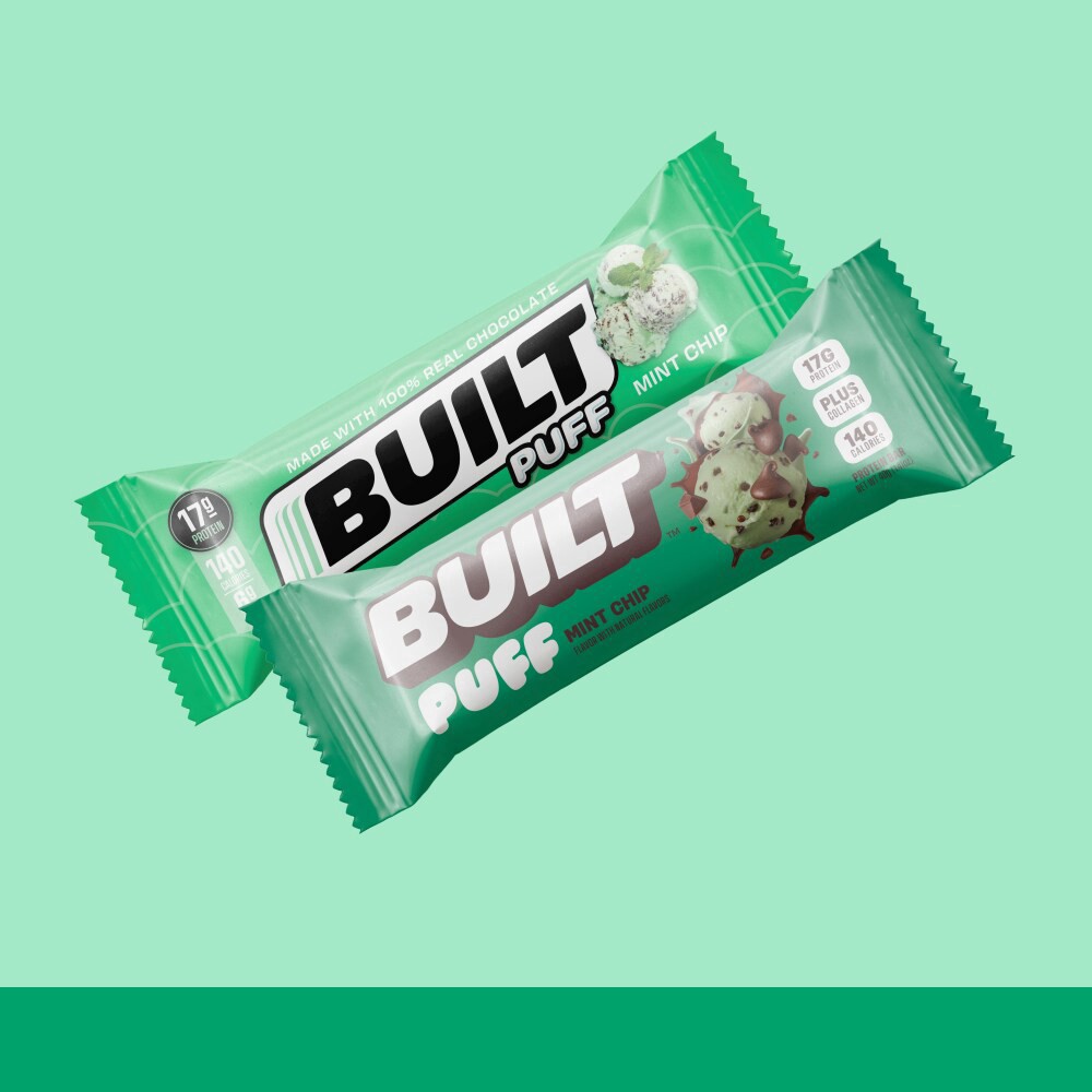 slide 3 of 4, Built Mint Brownie Puff, 1.41 oz