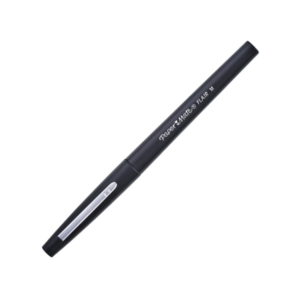 slide 1 of 2, Paper Mate Flair Porous-Point Pen, Medium, 1.0 Mm, Black Ink, 1 ct