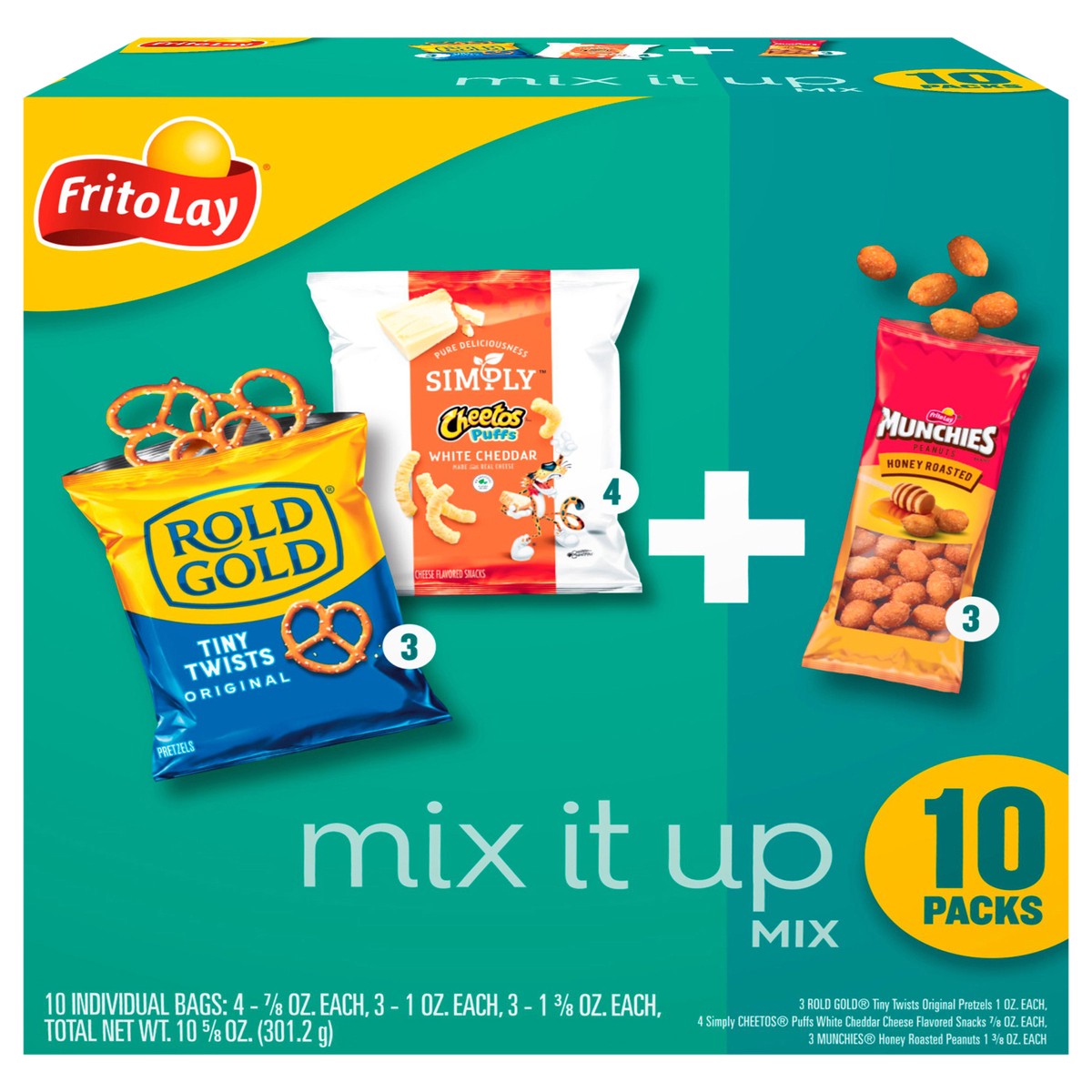 slide 1 of 9, Frito-Lay Snacks Mix It Up Mix Variety 10 5/8 Oz 10 Count, 10 ct