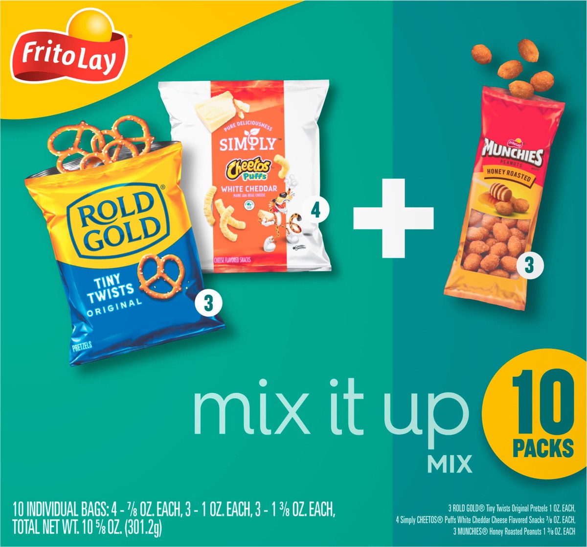 slide 3 of 9, Frito-Lay Snacks Mix It Up Mix Variety 10 5/8 Oz 10 Count, 10 ct