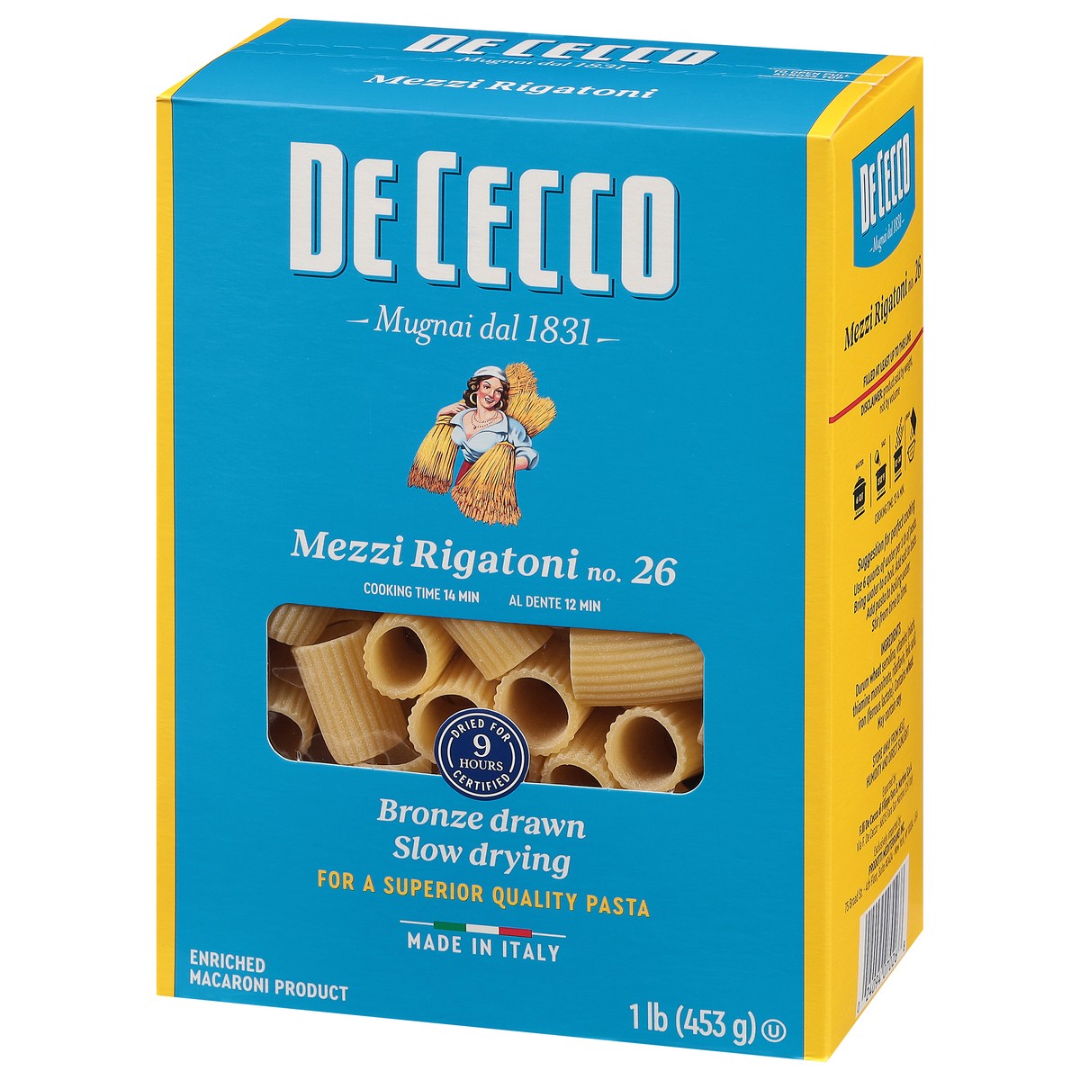 slide 2 of 13, De Cecco No. 26 Mezzi Rigatoni 1 lb, 16 oz