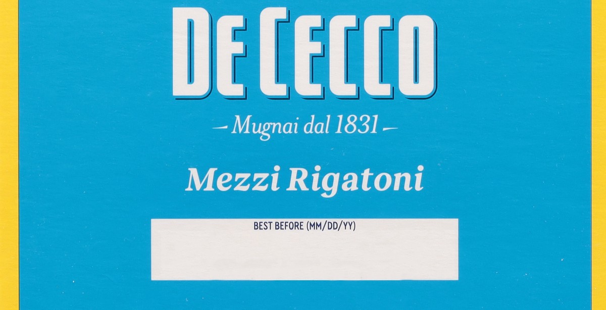 slide 3 of 13, De Cecco No. 26 Mezzi Rigatoni 1 lb, 16 oz
