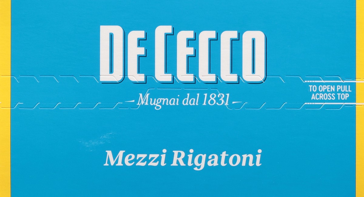 slide 6 of 13, De Cecco No. 26 Mezzi Rigatoni 1 lb, 16 oz