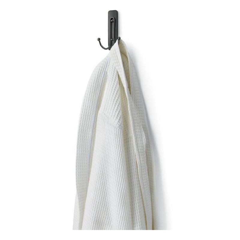 slide 2 of 4, Command Large Double Hook Black, 1 ct