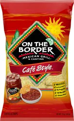 On The Border Cafe Style Tortilla Chips - 12 oz