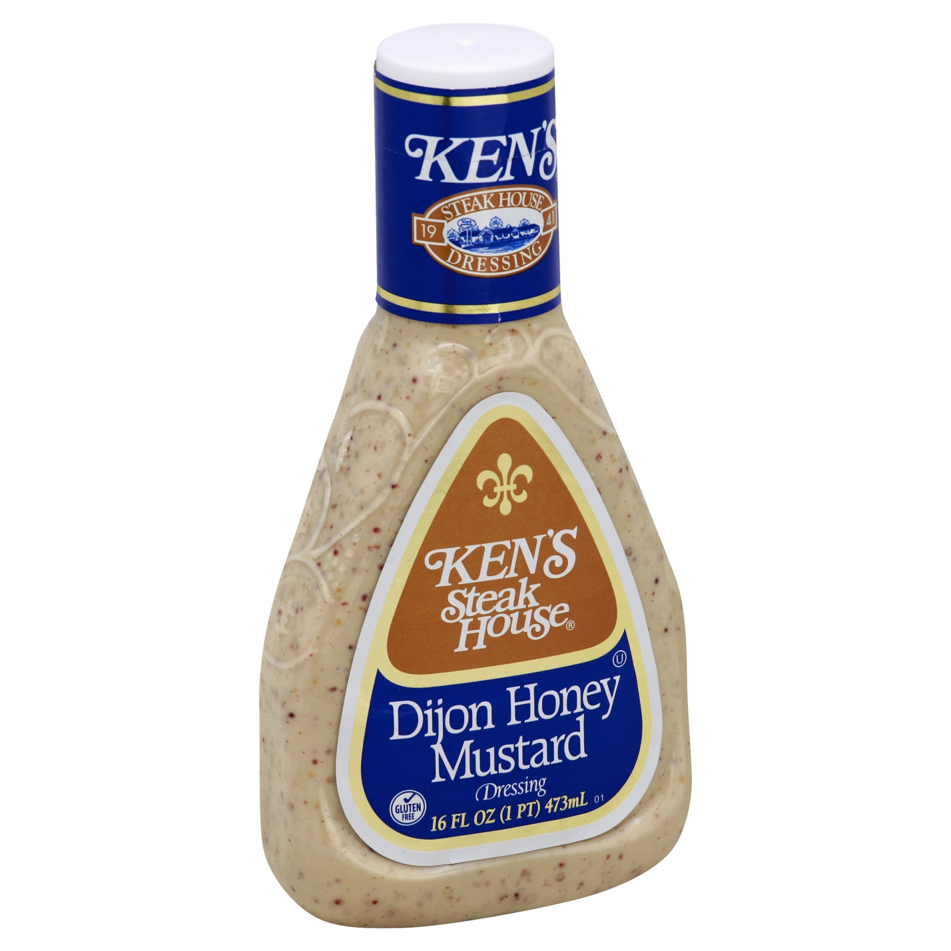 slide 1 of 2, Ken's Steak House Dijon Honey Mustard Dressing, 16 fl oz