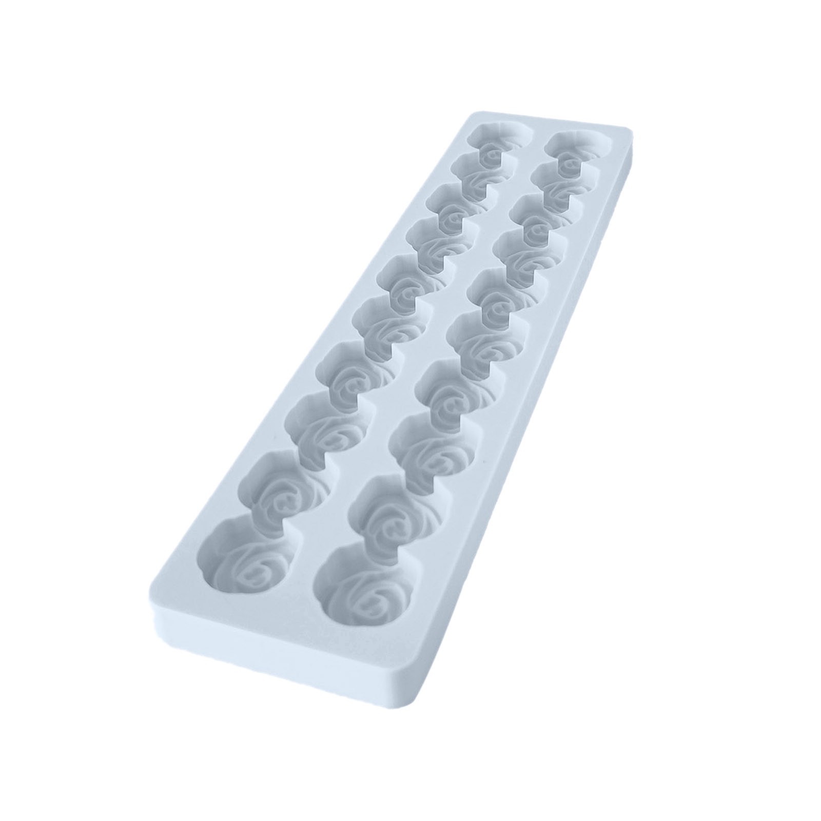 slide 2 of 3, Rose Border Silicone Fondant Mold By Makery, 8 in x 2 in