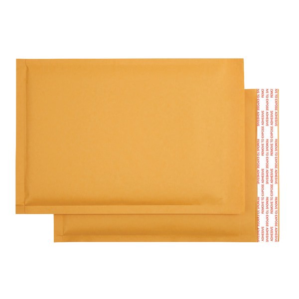 slide 4 of 5, Office Depot Brand Self-Sealing Bubble Mailers, Size 0, 6"" X 9"", Pack Of 12, 12 ct
