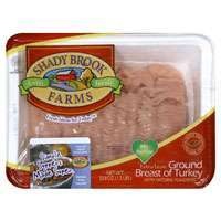 slide 1 of 1, Shady Brook Farms Ground Breast Of Turkey With Natural Flavorings Extra Lean, per lb