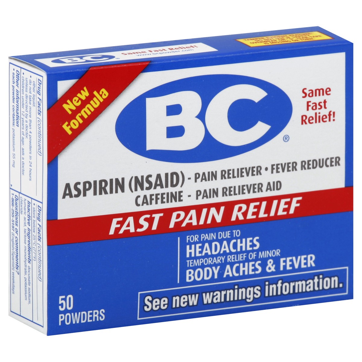 slide 4 of 7, B&C Pain Reliever/Fever Reducer 50 ea, 50 ct